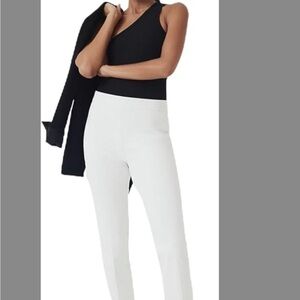 SPANX Women's White Slim Ankle Pants